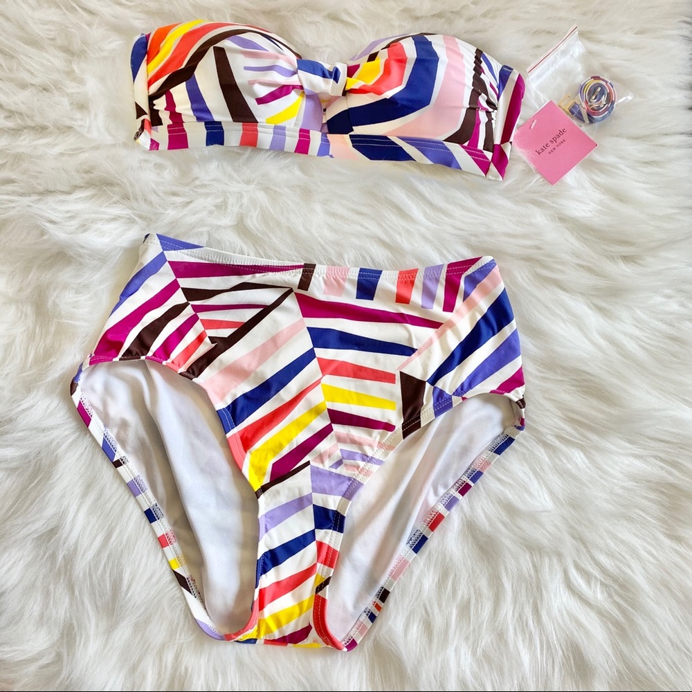Kate Spade Geobrella Cruise Bikini Collection Sz S
